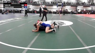 132 lbs Consi Of 8 #2 - Jada Lee, Monroe Woodbury vs Reese Adams, Calhoun