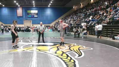 1 - 285 lbs Quarterfinal - RJ Houck, Rappahannock vs Luke Shelton, Grundy
