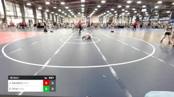 52 lbs Rr Rnd 1 - Jack Sanders, Mat Assassins Yellow vs Dallas Prior, Shore Thing Sharks