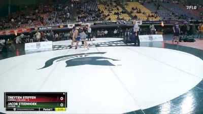 197 lbs Semis (4 Team) - Treyten Steffen, Cornell College vs Jacob Steenhoek, Luther