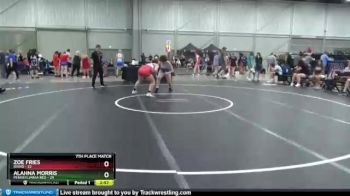 152 lbs Placement Matches (8 Team) - Zoe Fries, Idaho vs Alahna Morris, Pennsylvania Red