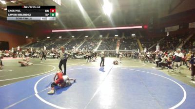 61 lbs Semifinal - Cade Hill, Black Fox Wrestling Academy vs Zavier Melendez, Top Notch WC