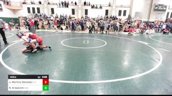 126 lbs Consi Of 16 #2 - Josiah Martins Semedo, New Bedford vs Nikola Krajacich, Middletown