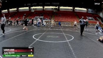 72 lbs Finals (2 Team) - Logan Lenix, Empyre WC Maroon vs Alex Wilson, Lake WC