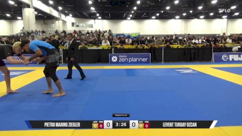 Levent Turgay Ozcan vs Pietro Marins Ziegler 2025 World IBJJF Jiu-Jitsu No-Gi Championship