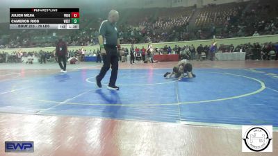 76 lbs Quarterfinal - Julien Mejia, Prodigy Elite Wrestling vs Cameron Rios, Westmoore Wresting