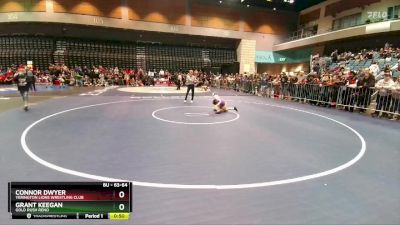 63-64 lbs Round 2 - Connor Dwyer, Yerington Lions Wrestling Club vs Grant Keegan, Gold Rush Reno