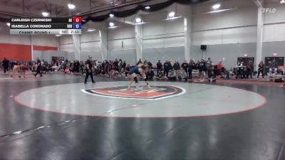 117 lbs Champ. Round 1 - Isabella Coronado, Eastern Oregon vs Carleigh Czerneski, Adrian