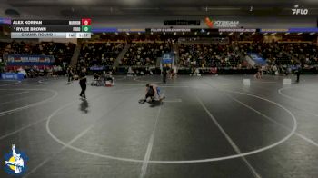 157 lbs Champ. Round 1 - Rylee Brown, Fort Dodge vs Alex Korpan, Aurora (Marmion Academy)