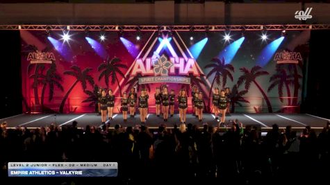 Empire Athletics - Valkyrie [2026 L2 Junior - Flex - D2 - Medium Day 1] 2026 Aloha Portland Showdown