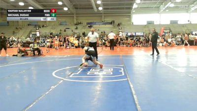 90 lbs Semifinal - Vartan Naljayan, Mat Assassins Black - EL vs Michael Dudak, POWA - EL