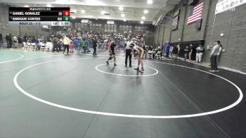 113 lbs Champ. Round 1 - Enrique Cortes, Mendota vs Daniel Gonalez, Edison