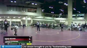 132 lbs Round 8 (10 Team) - David Gelman, CWC vs Logan Stuckman, MXW White
