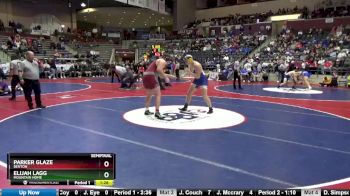 5A 285 lbs Semifinal - Elijah Lagg, Mountain Home vs Parker Glaze, Benton