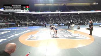 145 lbs 5th Place Match - Veronica Sky Williams, Bellport-11 vs Gabriella Schectman, MacArthur-8