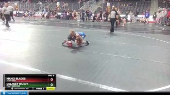 60 lbs Semifinal - Mandi Blades, Team Iowa vs Delaney Hardy, Team Nebraska