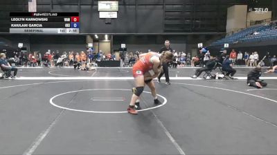 160 lbs Semifinal - Leolyn Karnowski, Wamego High School vs Kaiulani Garcia, Oklahoma State University