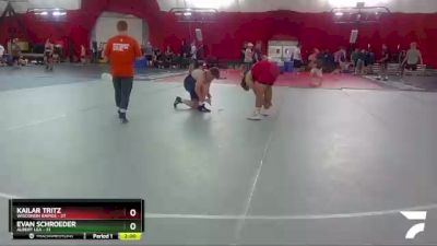 190 lbs Round 2 (4 Team) - Trent Rattle, Wisconsin Rapids vs Evan Schroeder, Albert Lea