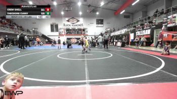 49 lbs Consi Of 4 - Crew Shell, Sallisaw Takedown Club vs Theodore Curry, Vian Wrestling Club
