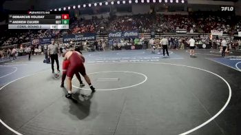 D 1 285 lbs Cons. Round 2 - Andrew Culver, Destrehan vs Demarcus Holiday, Zachary