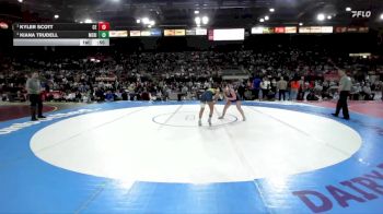 130 lbs 3rd Place Match - Kyler Scott, Century vs Kiana Trudell, Meridian