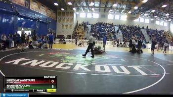 220 Blue Round 1 - Khari Bendolph, Palmetto Ridge H.S. vs Nikkolai Wagstaffe, Olympic Heights