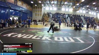 220 Blue Round 1 - Khari Bendolph, Palmetto Ridge H.S. vs Nikkolai Wagstaffe, Olympic Heights