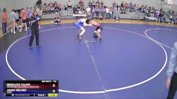 113 lbs Champ. Round 1 - Iberaldo Calmo, Woodburn High School Wrestling vs Aiden Nelmes, COWA