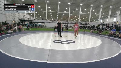 135 lbs Fallon Friend, Ohio vs Layla Brown, Oklahoma