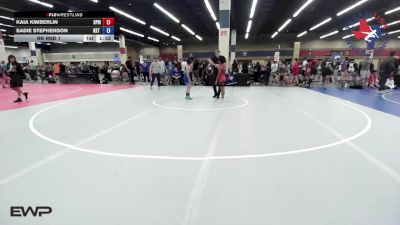 75 lbs Rr Rnd 1 - Kaia Kimberlin, Spring Klein Wrestling Club vs Sadie Stephenson, NXT Level Wrestling Academy