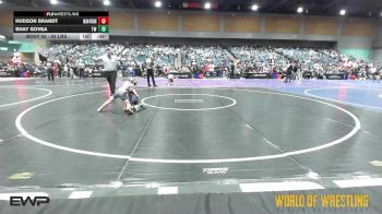 55 lbs Consi Of 8 #1 - Hudson Brandt, Fallon Outlaws Wrestling Club vs Shay Govea, Turlock Wrestling