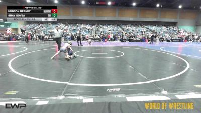 55 lbs Consi Of 8 #1 - Hudson Brandt, Fallon Outlaws Wrestling Club vs Shay Govea, Turlock Wrestling