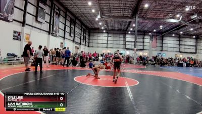 90 lbs Champ. Round 2 - Kyle Link, Rampage vs Liam Rathbone, Hickory Wrestling Club