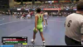 157 lbs Champ. Round 2 - Abraham Del Toro, Menlo vs 12 Steven Villalobos, Life