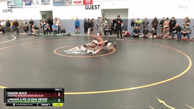 138 lbs Cons. Round 4 - Mason Bock, Soldotna Whalers Wrestling Club vs ...