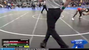 120 lbs Quarterfinal - Anthony Orlando, Forest Park vs Jahleel Armstrong, Grassfield