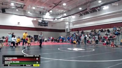 49-53 lbs Quarterfinal - Domani Island, Avon WC vs Levi Salyers, Edgewood