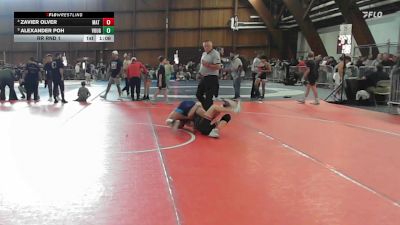 100 lbs Rr Rnd 1 - Zavier Olver, Mat Assassins Wc vs Alexander Poh, Vougars Honors Wrestling