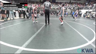 115 lbs Consolation - Myka Putman, Newcastle Youth Wrestling vs Rhiley Coffey, Marlow Outlaws