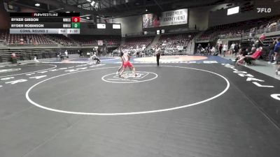 157 lbs Cons. Round 2 - Ryker Gibson, Western Wyoming Community College vs Ryder Robinson, Western Wyoming Community College