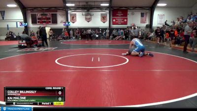 220 lbs Cons. Round 1 - Colley Billingsly, Washington vs Kai Malone, Columbus Community/WMU