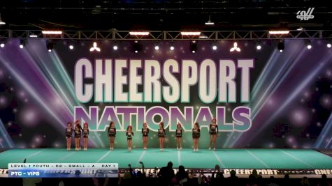 PTC - VIPs [2026 L1 Youth - D2 - Small - A Day 1] 2026 CHEERSPORT National All Star Cheerleading Championship