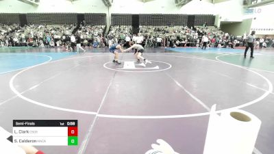 109-I2 lbs Semifinal - Liam Clark, Conrad Science vs Sebastian Calderon, MacArthur