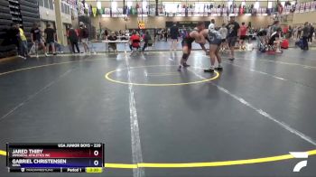 220 lbs Semifinal - Jared Thiry, Immortal Athletics WC vs Gabriel Christensen, Iowa