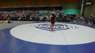 130 lbs Round Of 16 - Taylen Chanley, Temecula Valley vs Millie Leib, Davis