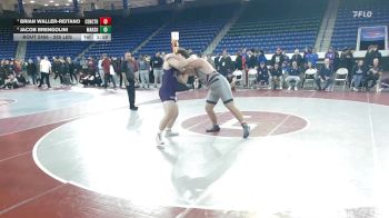 285 lbs Final - Brian Waller-Reitano, Central Catholic vs Jacob Brengolini, Marshwood