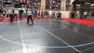 100_B lbs Consi Of 16 #2 - Carson Bucek, Northern York vs Ayden Jimenez, Bethlehem Catholic