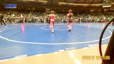 81 lbs Quarterfinal - Leila Linton, Built By Brunson vs Emmi Brown, Pittsburg Wrestling Club