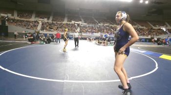 154-D1 Champ. Round 1 - Kaiya Johnston, Casteel High School vs Liyana Star Hymes, Barry Goldwater High School