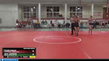 149 lbs 5th Place Match - Tyler Conley, Unattached - Indianapolis vs Seth Johnson, Marian University (IN)